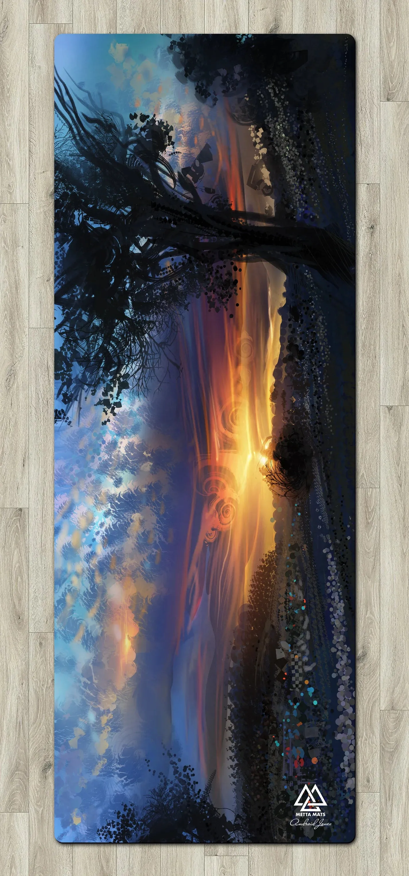Rainbow Sunset Yoga Mat