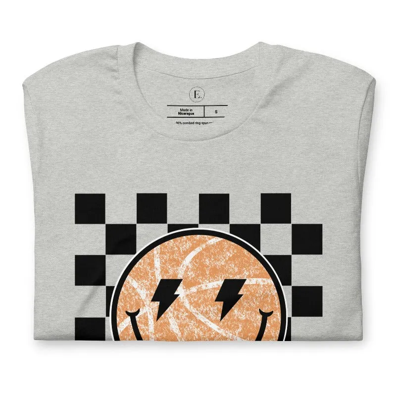 Retro Basketball Smiley Face T-Shirt