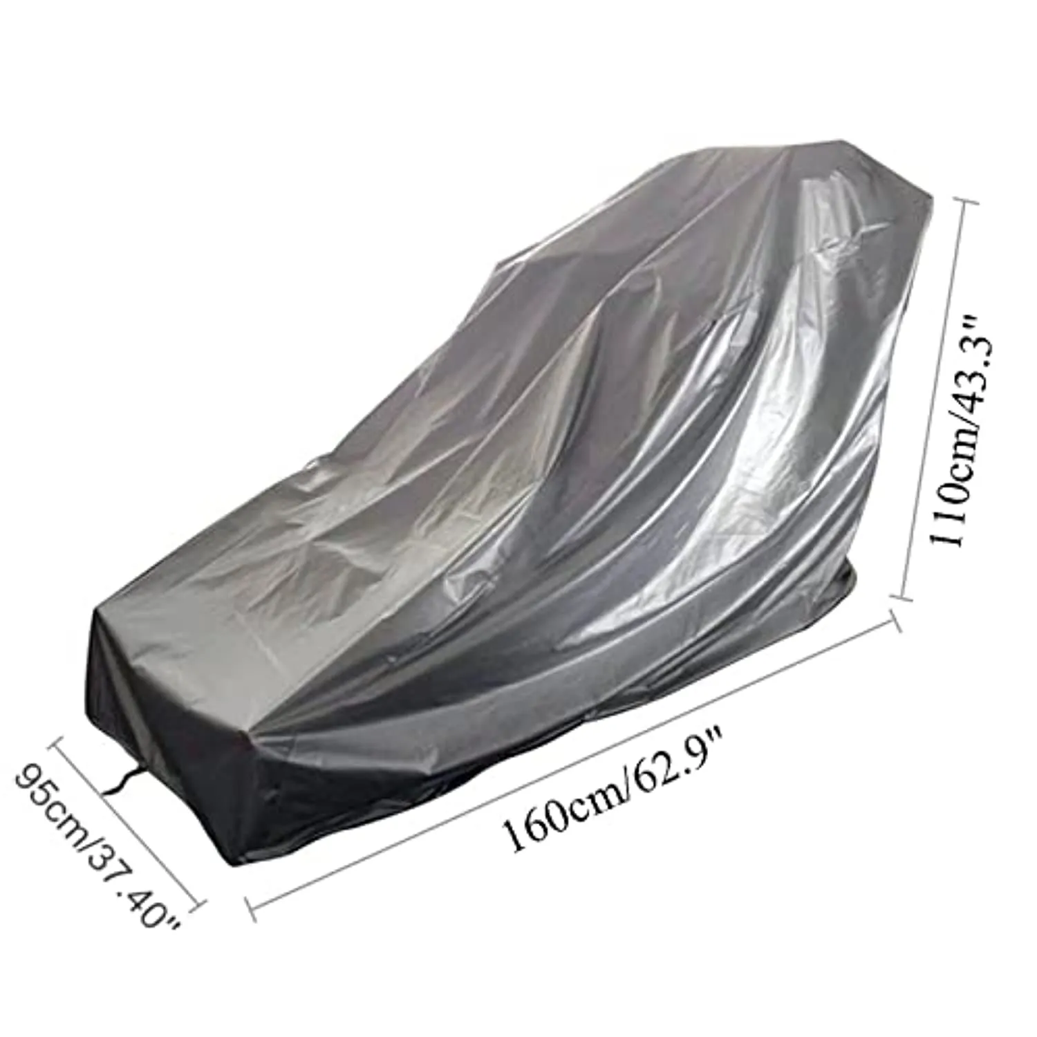 RHDFKOD Treadmill Cover, Non-Folding Running Machine Cover with Drawstring Waterproof Oxford Cloth Running Machine Protective Cover for Fitness Equipment