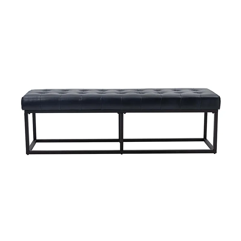Rosana Multifunctional Use Genuine Leather Top Cushion Bench