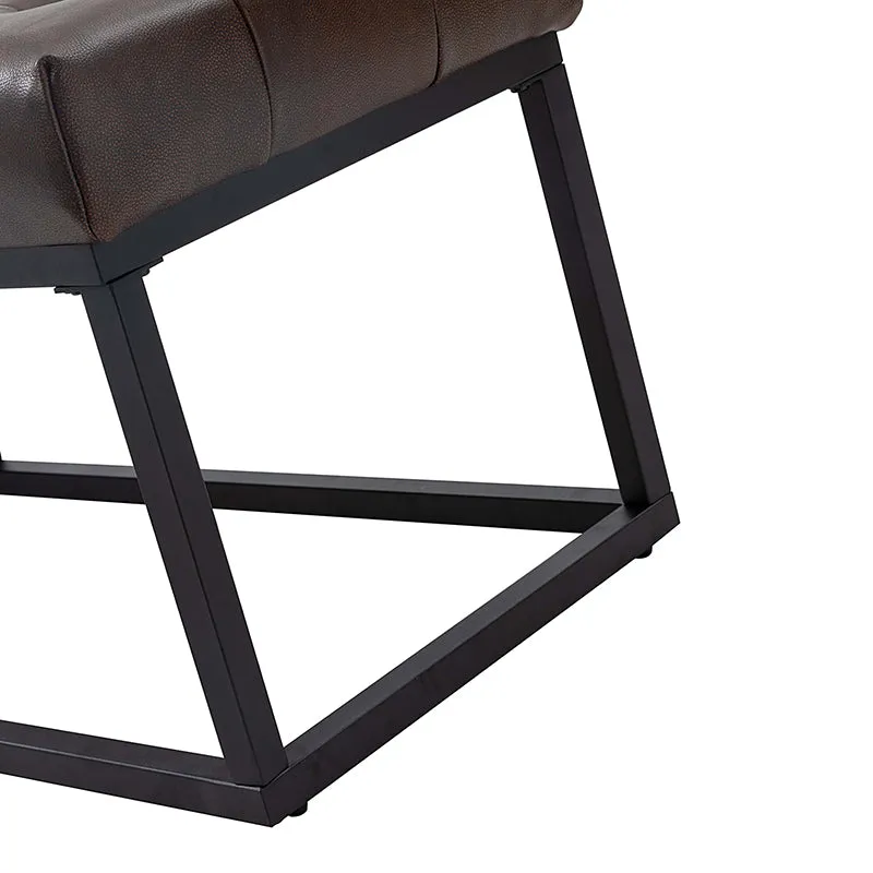 Rosana Multifunctional Use Genuine Leather Top Cushion Bench