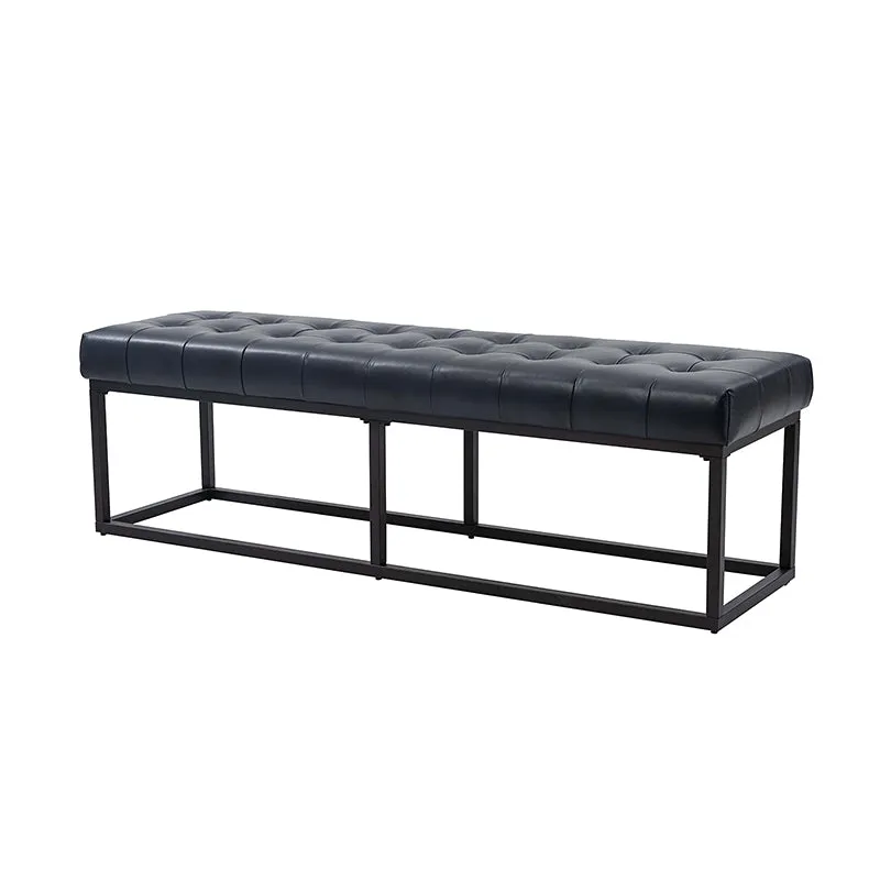 Rosana Multifunctional Use Genuine Leather Top Cushion Bench