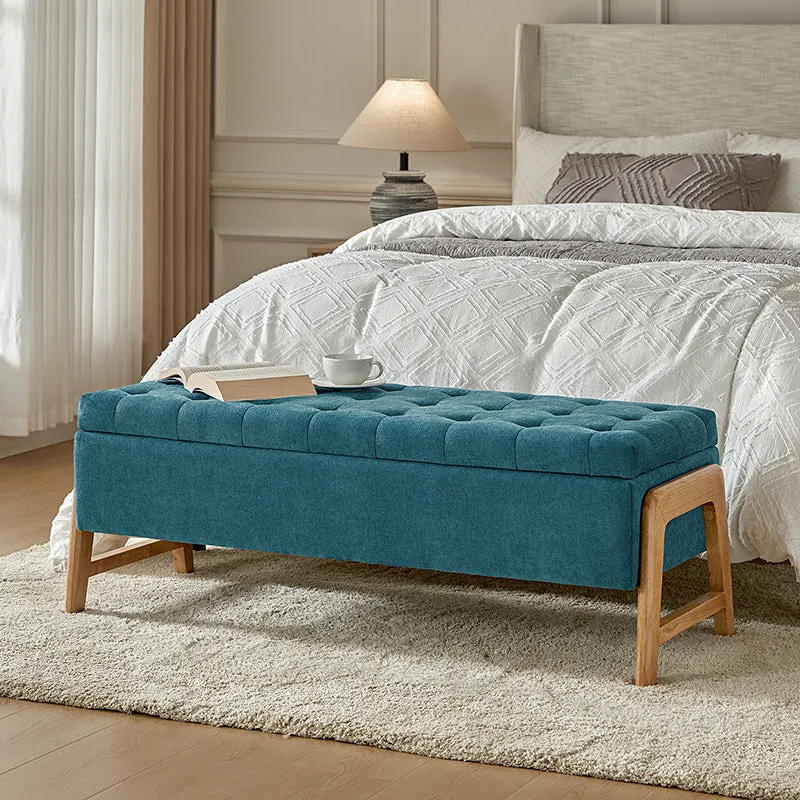 Salina Mid-century Modern Inspired Storage Bench