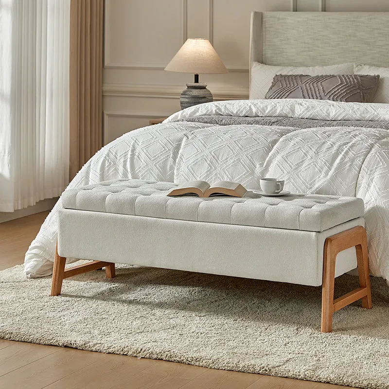 Salina Mid-century Modern Inspired Storage Bench