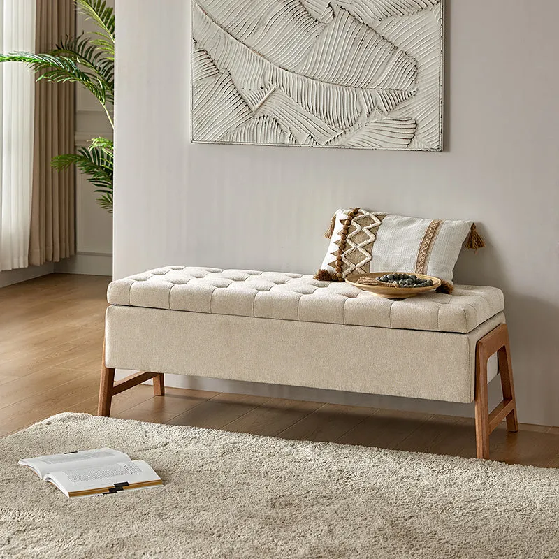 Salina Mid-century Modern Inspired Storage Bench