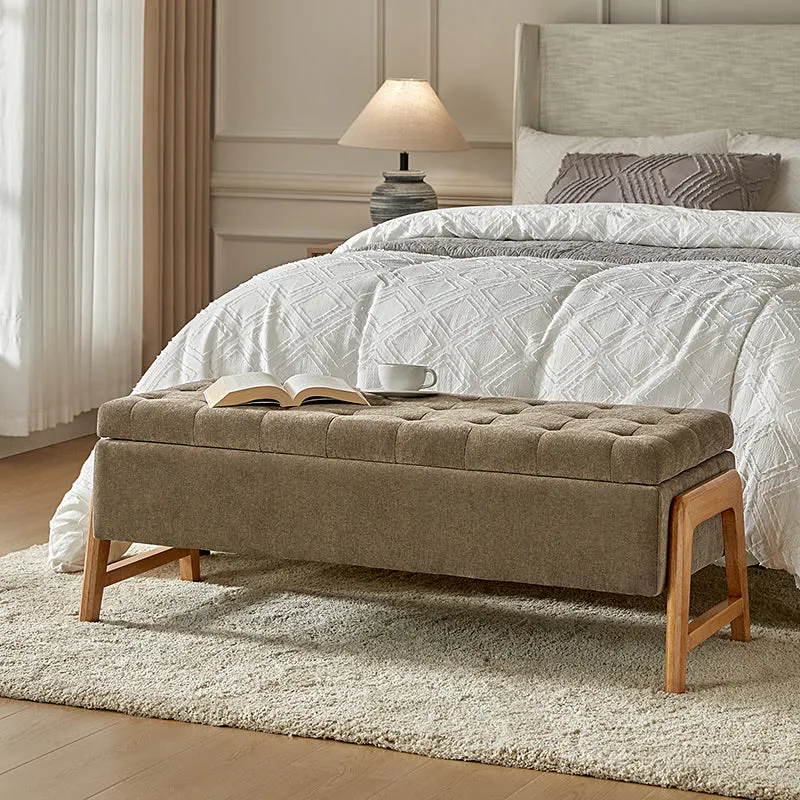 Salina Mid-century Modern Inspired Storage Bench