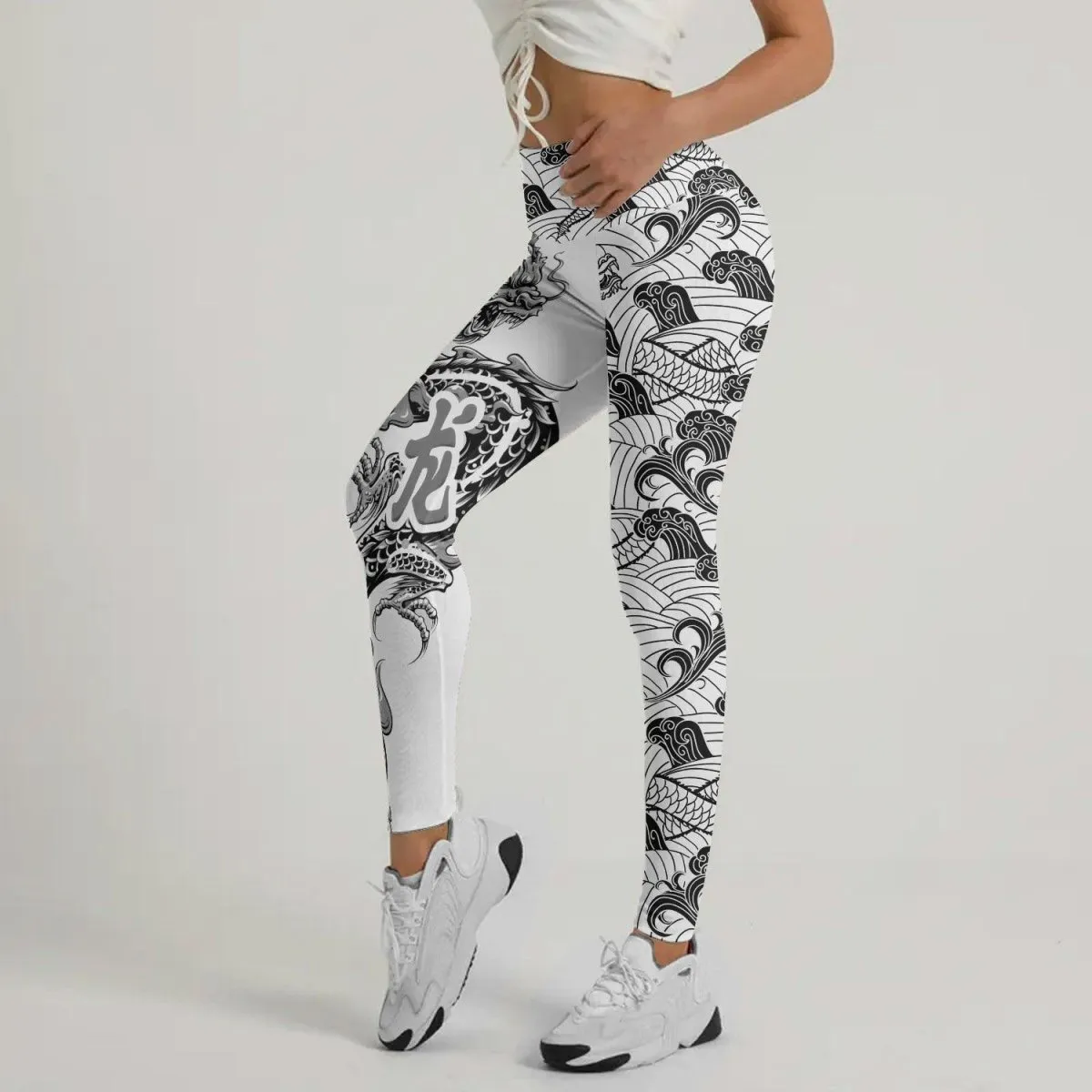 Samurai Dragon Leggings