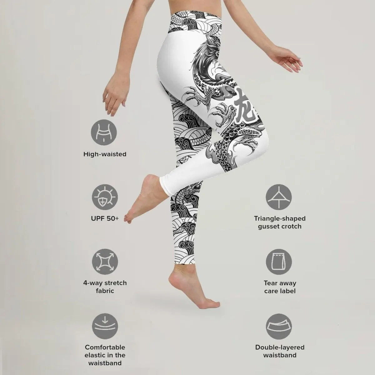 Samurai Dragon Leggings