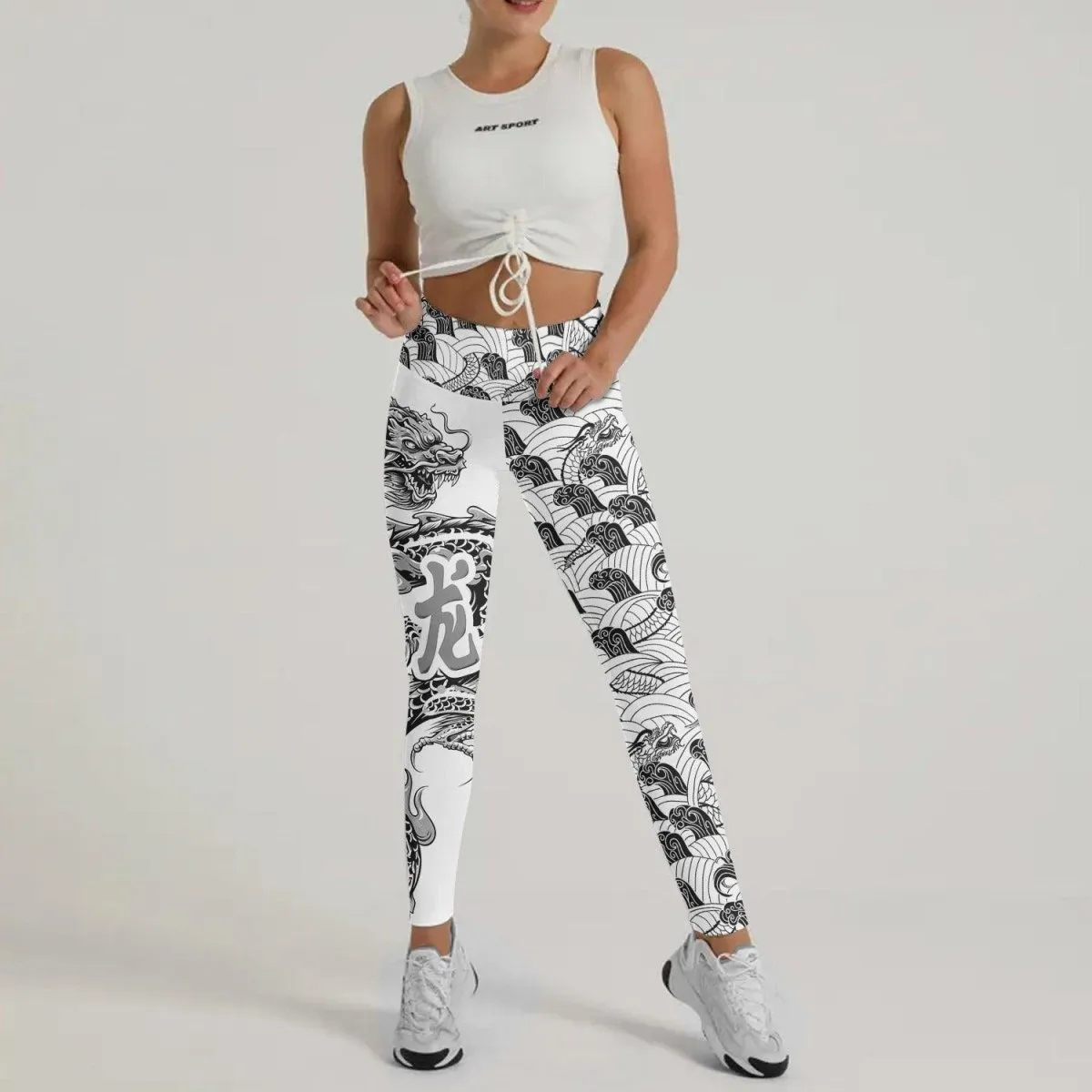 Samurai Dragon Leggings