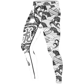 Samurai Dragon Men's Compression Leggings