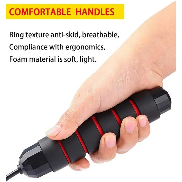 Tangle-Free Skipping Rope with Ball Bearings