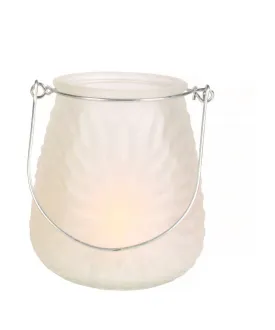 Tea Light Lantern Frosted