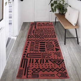 Tribal Handmade Non-Slip Yoga Exercise Mat | 24 x 72 Inches