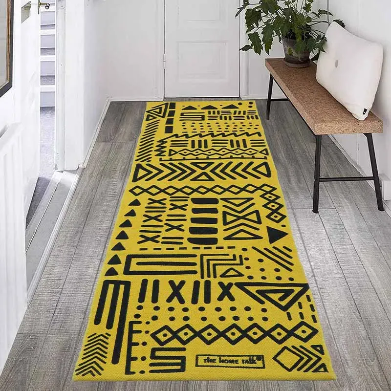 Tribal Handmade Non-Slip Yoga Exercise Mat | 24 x 72 Inches