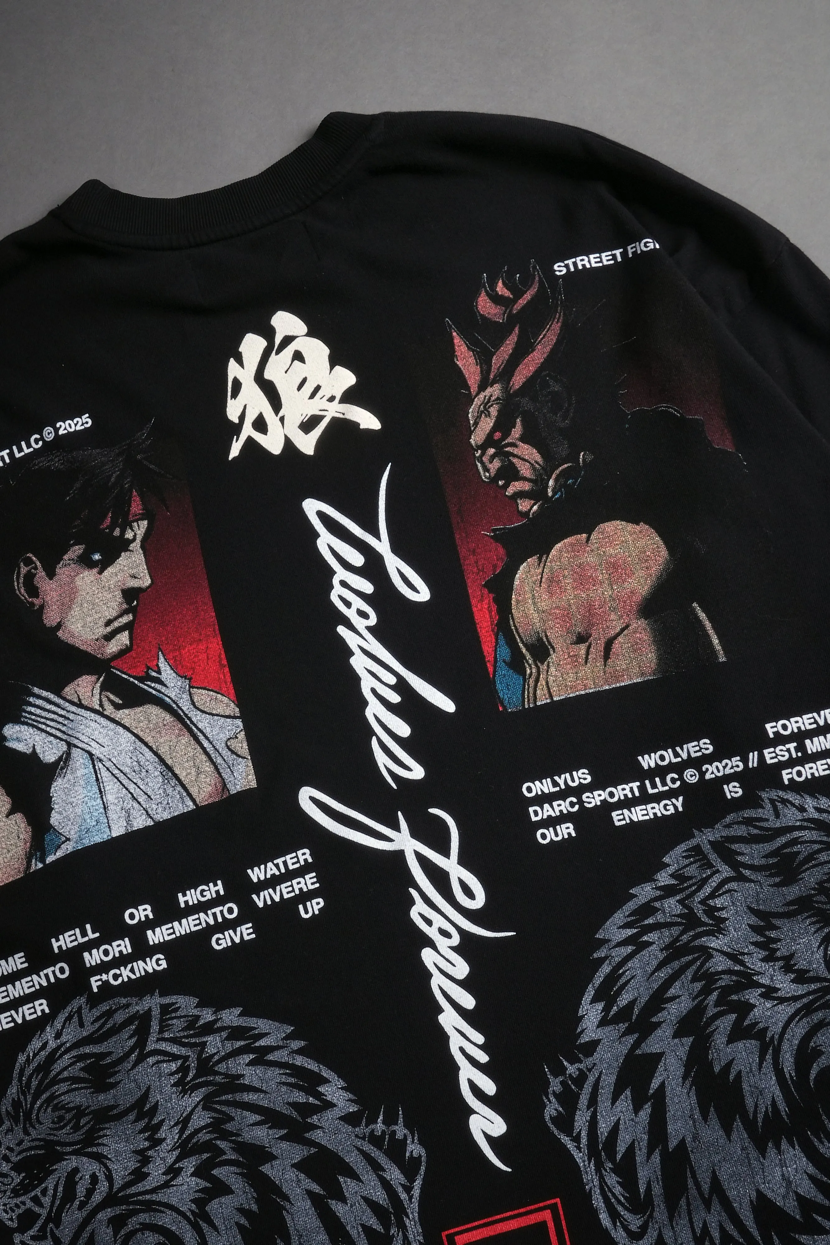 Ultimate Battle "Premium" Oversized Tee in Black