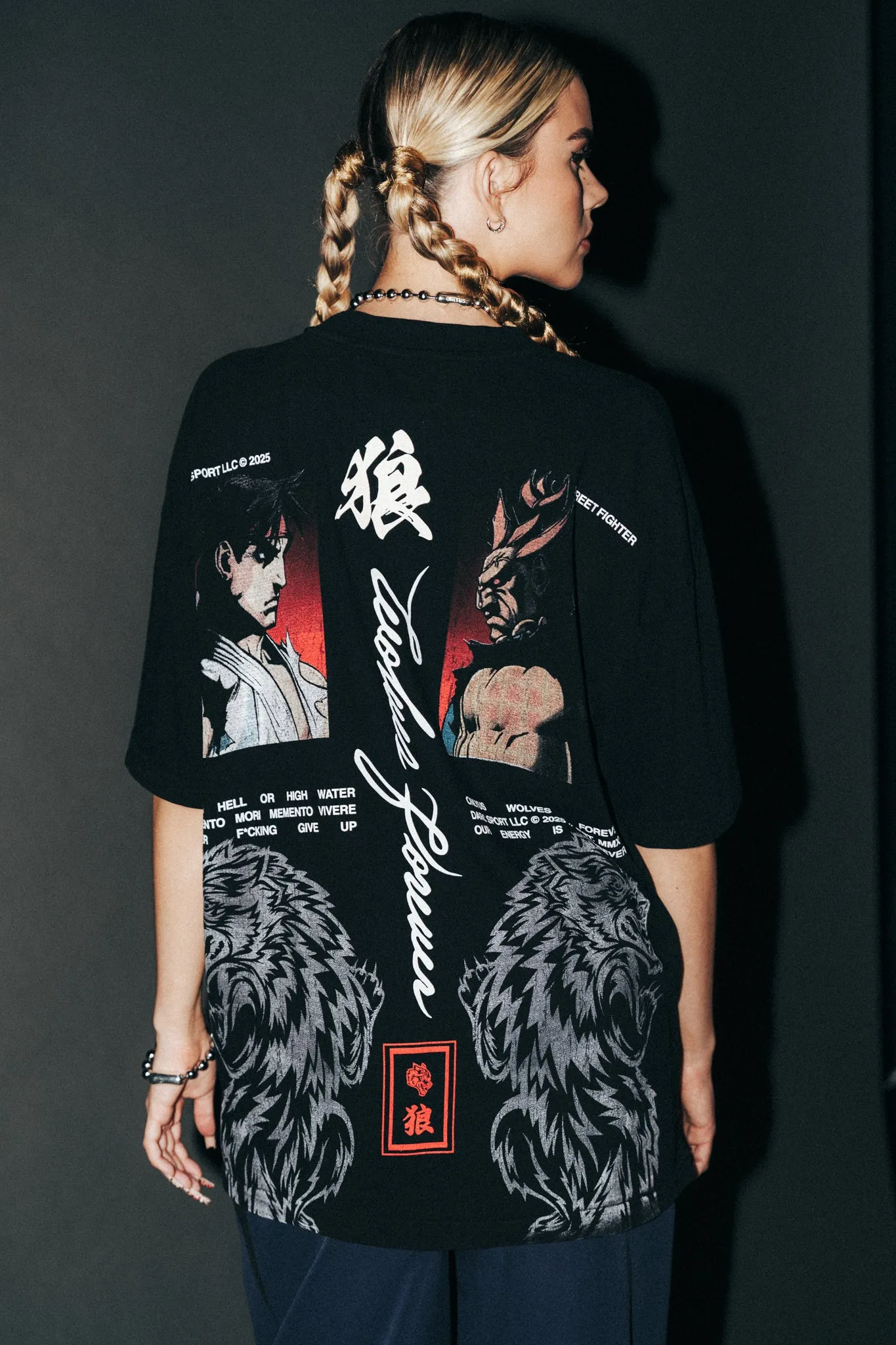 Ultimate Battle "Premium" Oversized Tee in Black