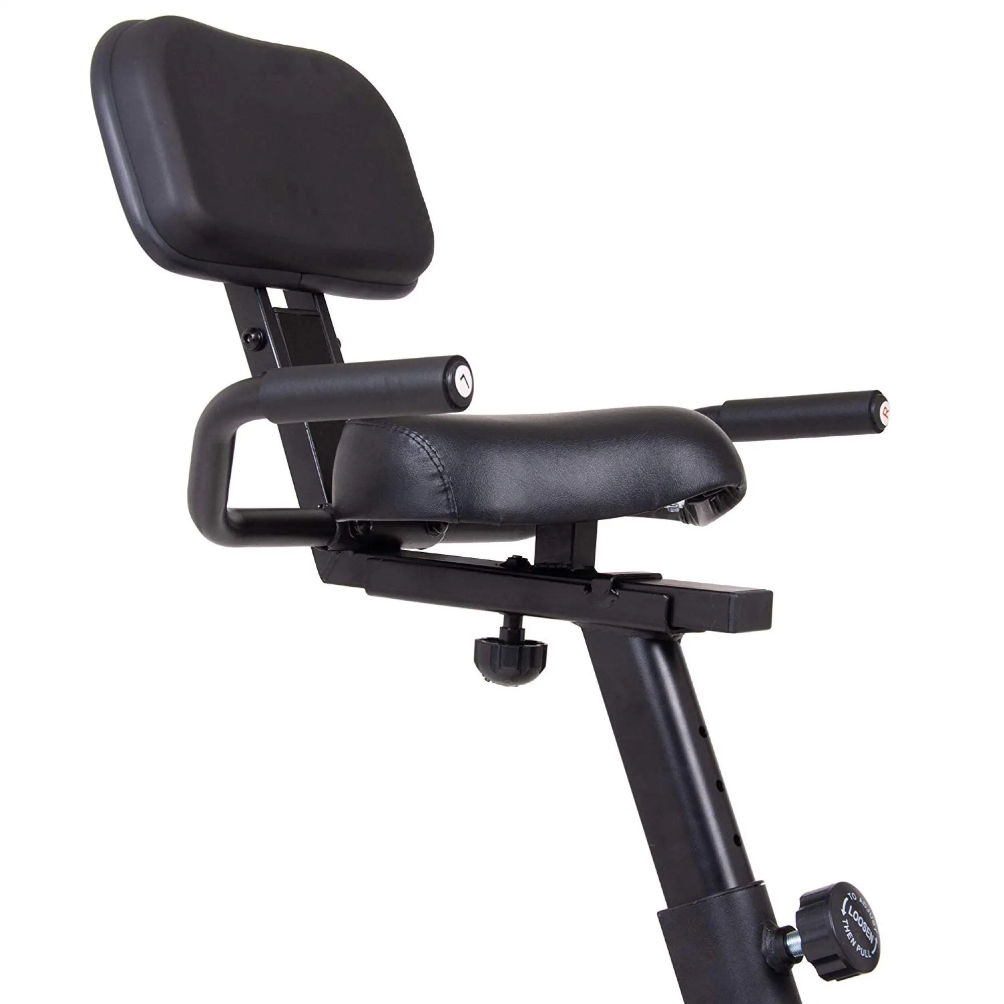 Upright Fan Bike Manual Resistance, Heart Rate Monitor 250 lbs.