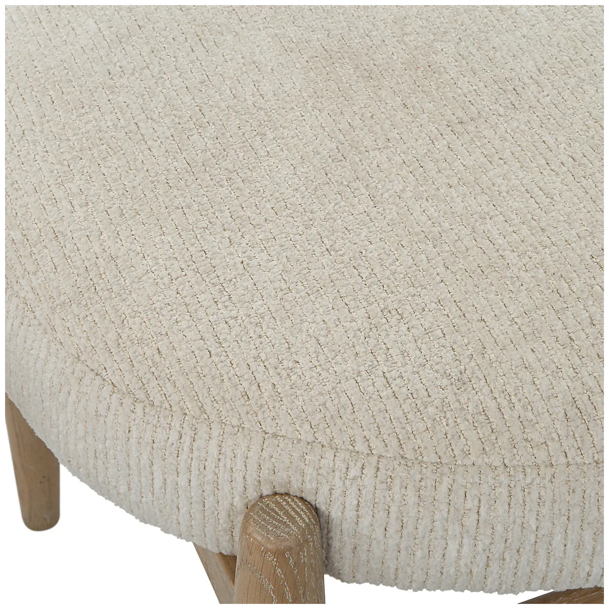 Uttermost Acrobat Off-White Small Bench
