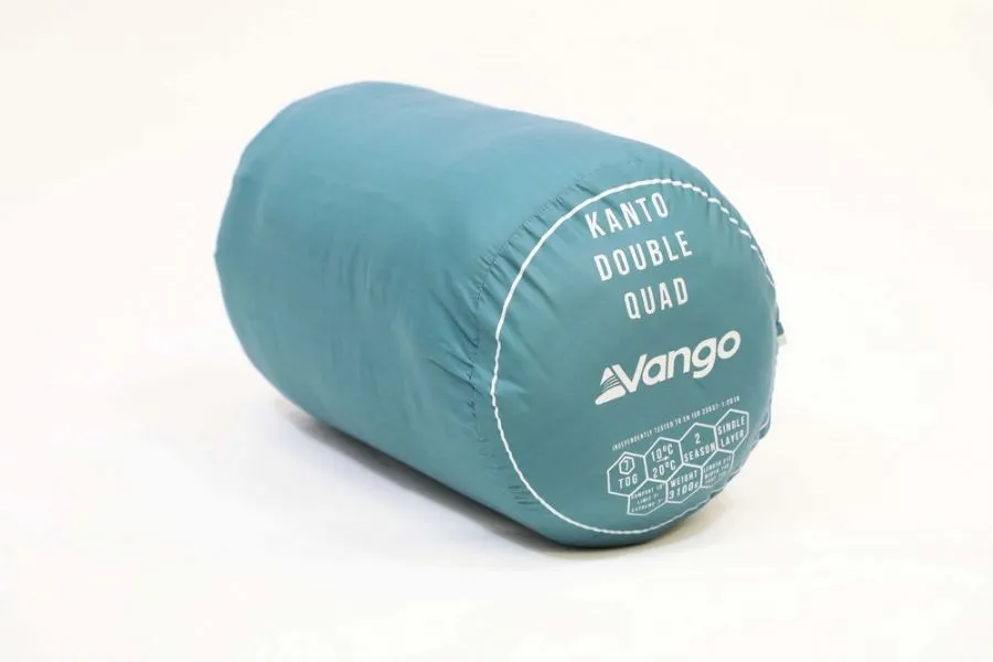 Vango Kanto Quad Double Sleeping Bag Mineral Green