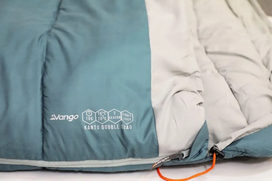 Vango Kanto Quad Double Sleeping Bag Mineral Green