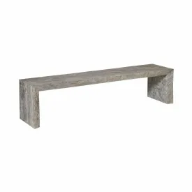 Waterfall Gray Bench