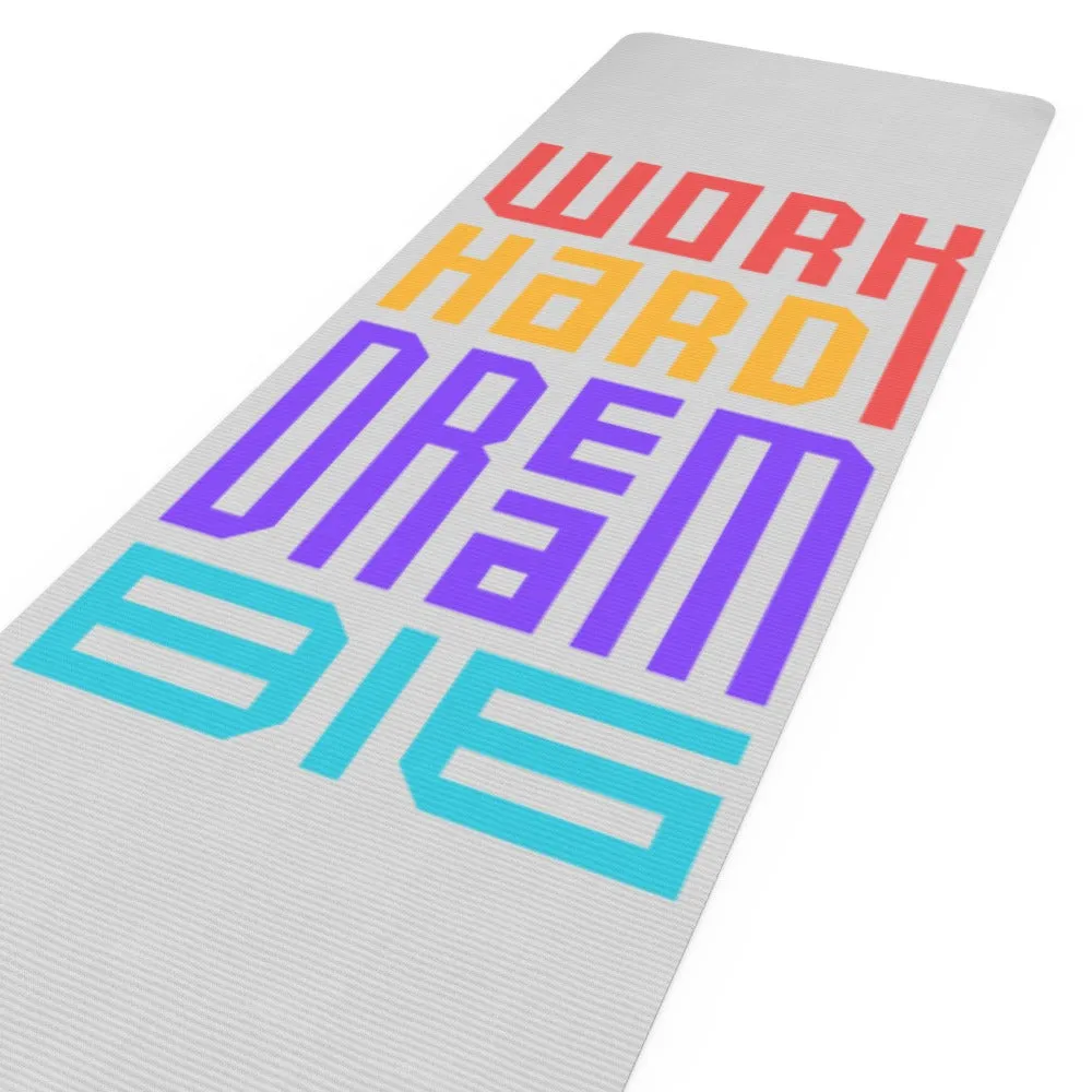 Yoga Mat - Work Hard