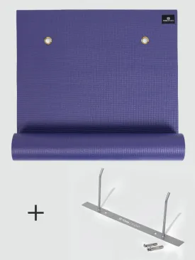 Yoga Studio 10x (EYELETTED) Sticky 4.5mm Yoga Mats   Wall Bracket